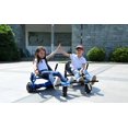 thumbnail image 4 of Hoverboard seat attachment, hoverboard go kart for adults & kids, accessories to transform hoverboard into go cart, hover carts for self balancing scooter with off-road tire and shock absorber, blue, 4 of 10