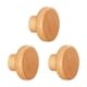 thumbnail image 4 of Ganchos para abrigos de madera de 3 piezas, perchero Circular para ropa, colgador decorativo, ganchos de pared redondos organizadores, soporte para co 5 cm de diámetro, 4 of 8