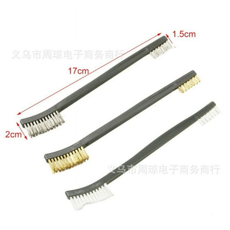 

9pcs Multifunctional Double Ends Brushes Scratch Brushes Handle Cleaning Brushes