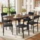 thumbnail image 2 of Mesa de Comedor Extensible Moderna de Madera con Estructura Metálica Ajustable Ahorra Espacio para 4 a 6 Personas 75-150cmX80cmX79cm, 2 of 8