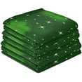 thumbnail image 4 of SKYSONIC St Patrick's Day Clover Kitchen Towel Set of 1,Super Soft Absorbent Hand Towel Tea Towel Tableware Cleaning Rag for Kitchen, Home, Hotel, Beach, Bathroom, Gym, 4 of 7