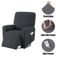 thumbnail image 2 of Housse de Fauteuil Inclinable avec Poches Portatives - 1 Pce Housse pour Sofa Chaise Fauteuil Inclinable - Housse de Protection de Meuble Extensible en Spandex Antidérapante, 2 of 3