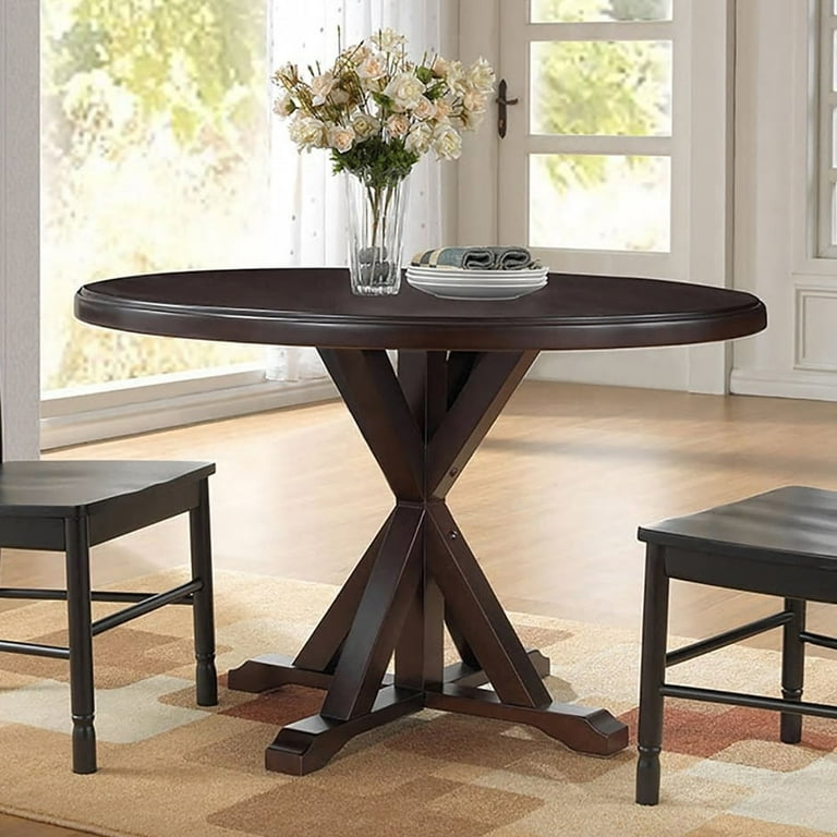 Black base 2024 round dining table