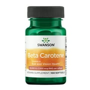 Swanson Beta-Carotene (Vitamin A) 25000 Iu (7500 mcg) 100 Sgels