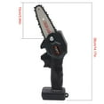thumbnail image 6 of Smallzonex 24V Mini Electric Cordless Chainsaw - Portable Handheld Battery Powered Chainsaw, 6 of 12