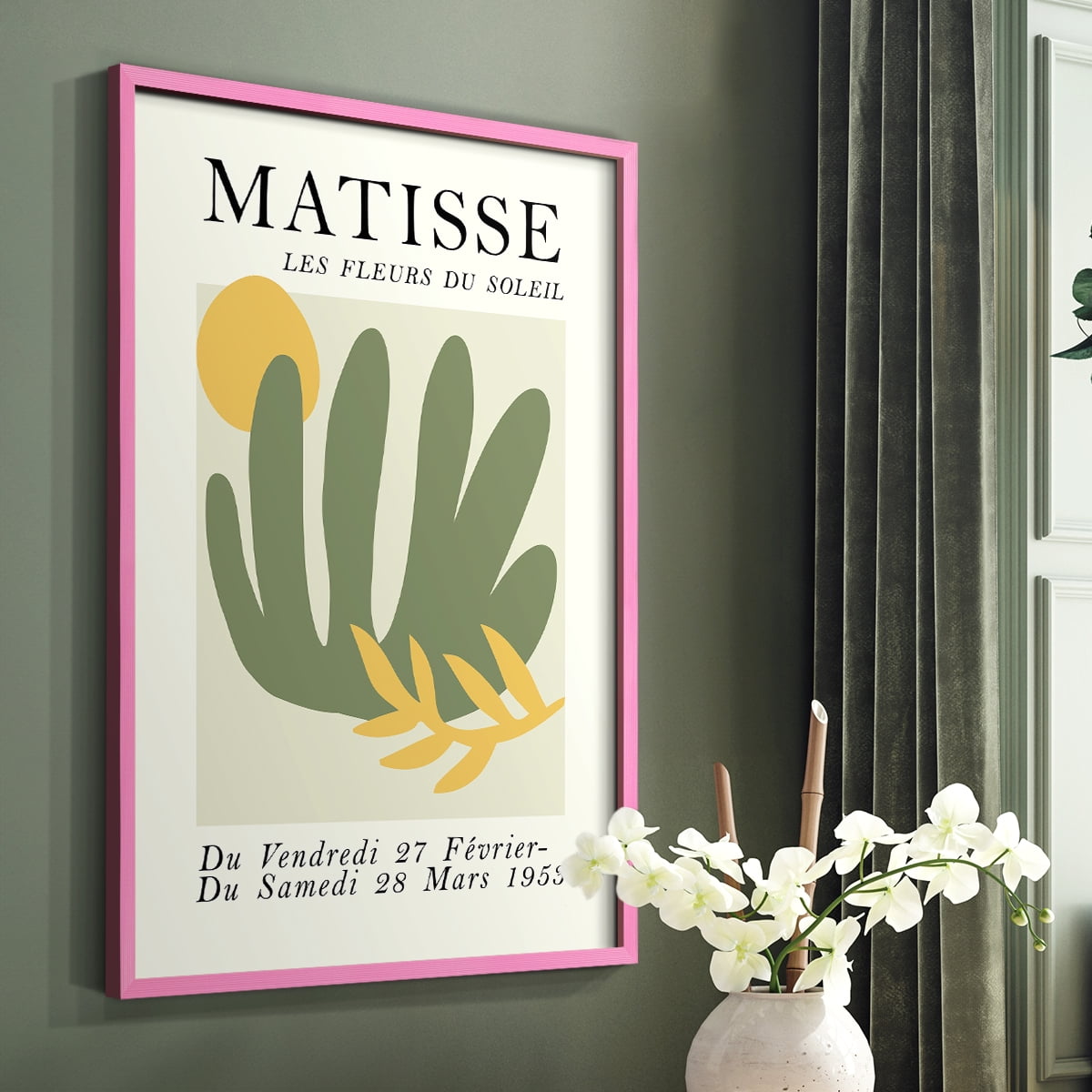 Matisse CCLXXVIII in Solid Wood 11 x 14 Framed Print