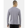 thumbnail image 4 of Athlux Men's Waffle Crewneck Pullover with Long Sleeves, Size S-3XL, 4 of 5
