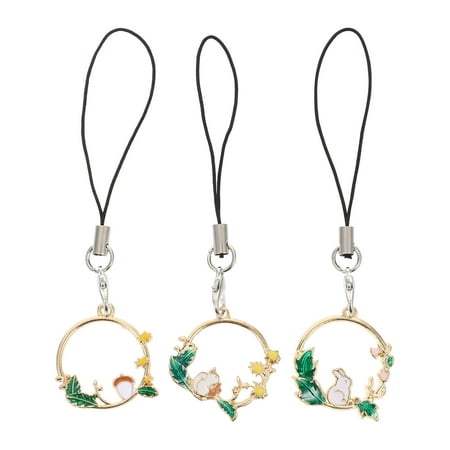

NUOLUX 3PCS Decorative Garland Mobile Phone Pendant Short Style Garland Pendant