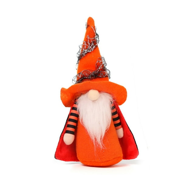 Toystoory Muñeco de gnomo de Navidad, muñecos de peluche interesantes, decoración de Adorable, diseño de escena, juguete de peluche DIY, regalo Kits de decoración para fiestas Naranja Toystoory HA070498-02