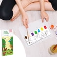 thumbnail image 4 of Children's Watercolor Coloring Notebook Watercolor Graffiti Paper with Paint Picture Book DIY Coloring Picture Bookmark, 4 of 6
