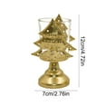 thumbnail image 3 of Adornos Navideños Vintage de Cristal con Forma de Estrella Dorada para Candelabros | Decoración de Mesa de Hierro Forjado | 7×12 Cm | Centro de Mesa Navideño Ideal, 3 of 6