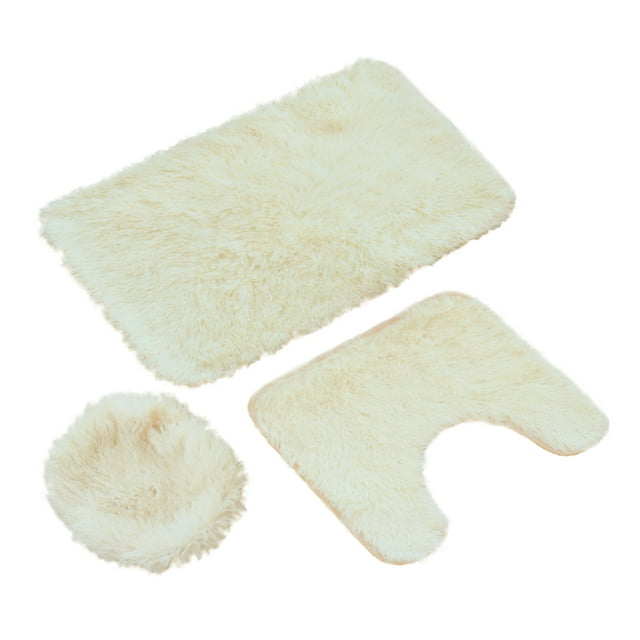Tapete de BAÑO ilios innova JUEGO 3 piezas Color crema