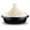 Ivory, variant on Moroccan Tagine Enameled Cast Iron, 3.3QT, Terracotta