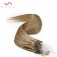 thumbnail image 2 of SEGO Micro Loop Real Thick Human Hair Extensions 50 Strands Invisible Micro Ring Beads Remy Thick Hair, 2 of 8