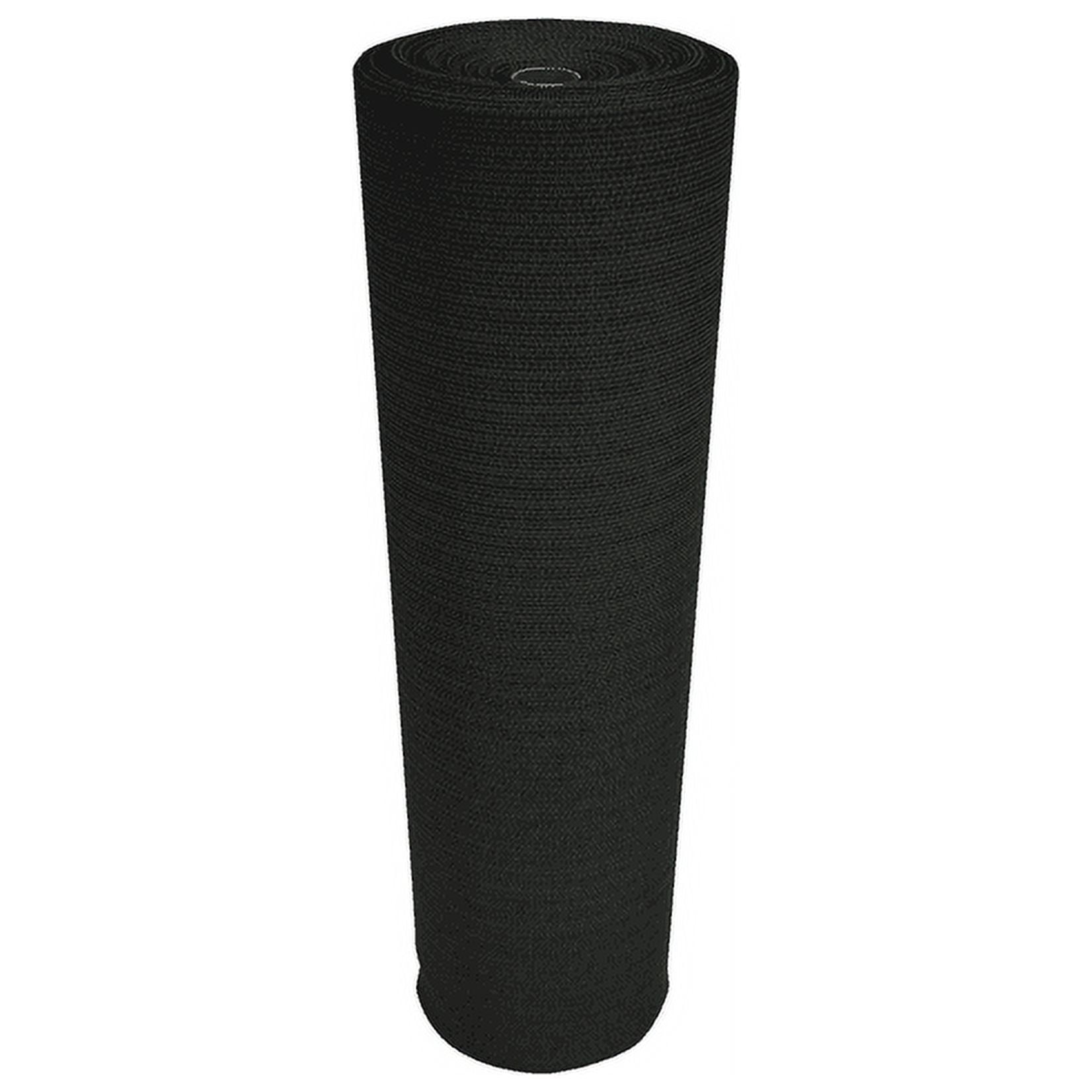 Coolaroo Privacy Screen Shade Fabric with 70% UV Block Protection for Fence, Carports, Balcony, Wind Block, Car Protection, 6' x 100', Black