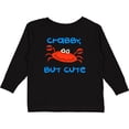 thumbnail image 3 of Inktastic Crabby but Cute Boys or Girls Long Sleeve Toddler T-Shirt, 3 of 5