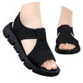thumbnail image 3 of WILLBEST Sandalias Playa Mujer Zapatos Casuales Para Mujer Suela Gruesa Transpirable Diseño De Cuña Para Comodidad Diaria Versátil Para Jeans Pantalones Faldas Estilo Plano Para Verano, 3 of 9