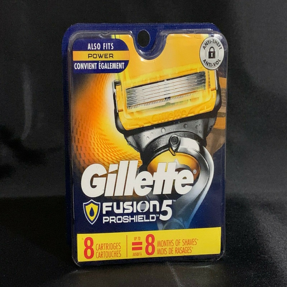 Gillette Fusion PROSHIELD Refill Blades 8 Cartridges,*Original Package