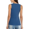 thumbnail image 4 of Alove Women's Cotton V Neck Tank Top Basic Cami Undershirts, 4 of 5