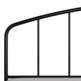 thumbnail image 4 of Hillsdale Furniture Tolland Arched Spindle Satin Black Metal Headboard with Full/Queen Bed Frame, 4 of 7