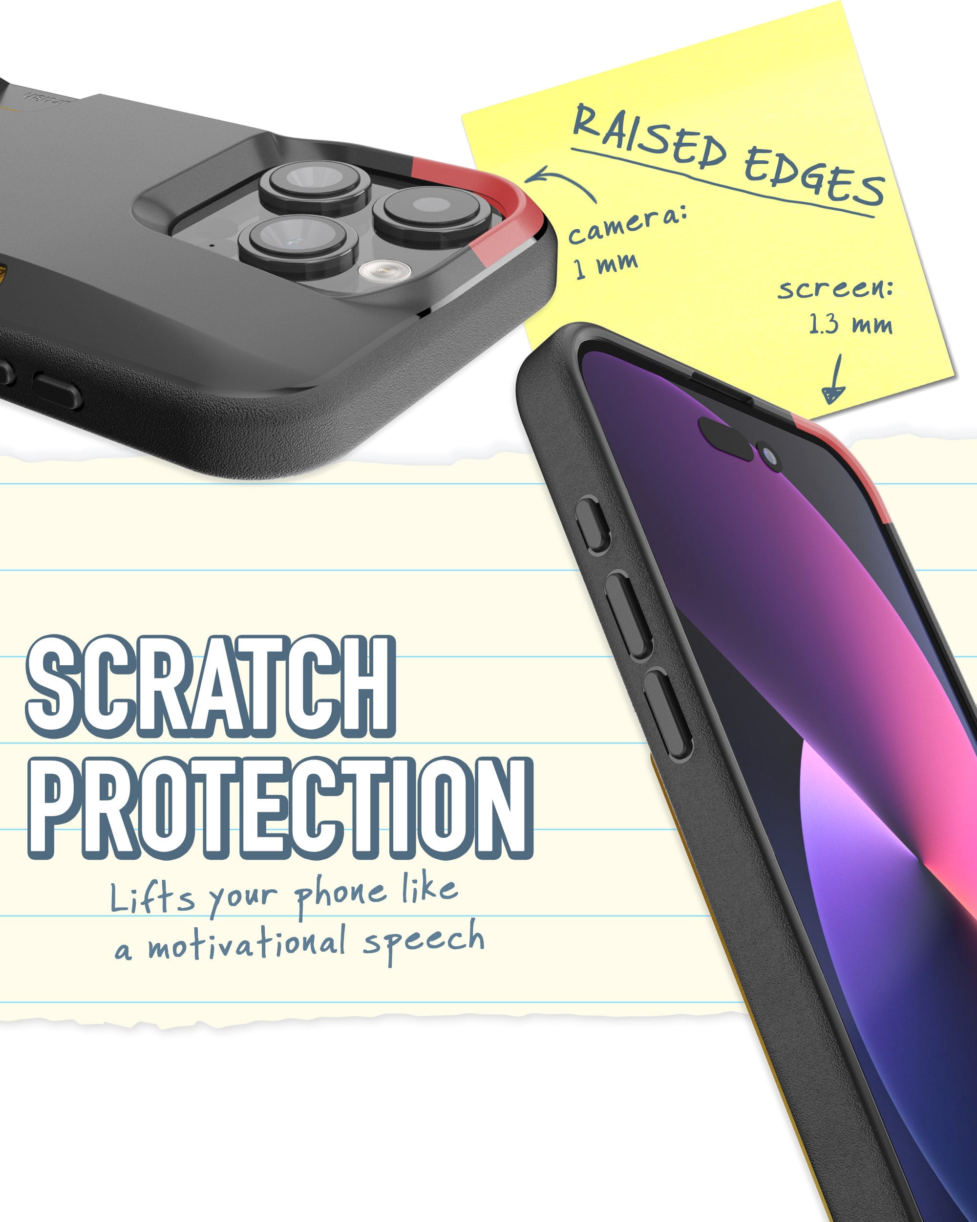 Smartish iPhone 15 Pro Wallet Case - Wallet Slayer Vol. 1 [Slim + Protective] Credit Card Holder - Black Tie Affair