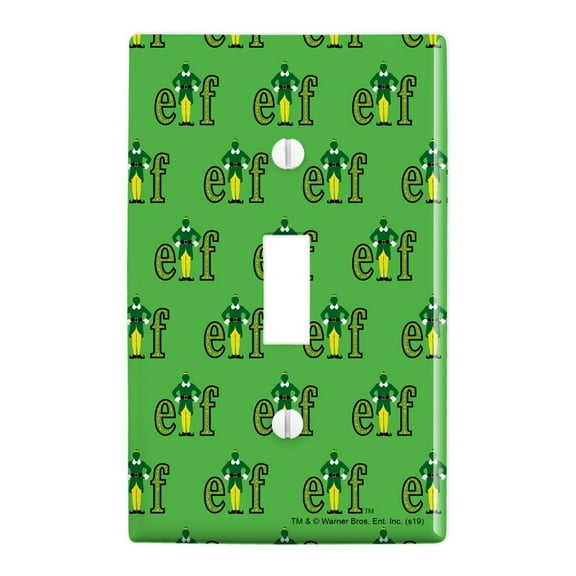 Elf Movie Logo Plastic Wall Decor Toggle Light Switch Plate Cover