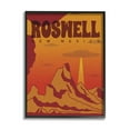 thumbnail image 2 of Stupell Industries Roswell New Mexico Desert UFO Travel & Places Painting White Framed Art Print Wall Art, 2 of 5