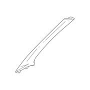 Genuine OE Acura Windshield Pillar Trim - 84101-S3V-A01ZB
