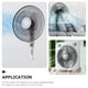 thumbnail image 3 of BRIGHTFUFU 2Ud Aspas De Ventilador De Y Accesorios Plásticos Para Reemplazo En Hogar, 3 of 8