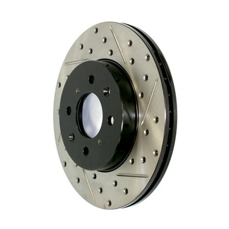 StopTech 127.35042L StopTech Sport Rotors; Front Left; Drilled And Slotted; Fits select: 2000-2005 MERCEDES-BENZ ML