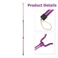 thumbnail image 3 of HEANUJJ Barra Extensible Morada Para Colgar Prendas Y Fabricada En Aleación De Aluminio Estable, 3 of 8