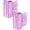 Pink, variant on Home Security Door Lock, 2 Pack Childproof Door Reinforcement Lock with 3 Inch Stop Withstand 800 lbs for Top Front Inward Swinging Door, Upgrade Flip High Night Lock to Defend Your Home Kids