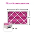 thumbnail image 4 of Colorfil 14x25x1 Odor Removal and Color Changing Pleated AC Furnace Air Filter, MERV 8 (2-Pack), 4 of 7