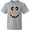 AC-Heather Grey, variant on Cute Smiling Snowman Face with Carrot Nose Youth T-Shirt
