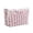 Pink, variant on Kcolen -Tone Striped Zipper Pouch for Travel Makeup and Portable Storage Organizer Bag