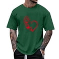 thumbnail image 1 of Tops para hombre, blusas y camisas de manga corta con cuello redondo para hombre, camisetas casuales con estampado de moda para hombre, blusa de manga corta, blusa de poliéster para hombre., 1 of 4
