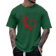 thumbnail image 1 of Tops para hombre, blusas y camisas de manga corta con cuello redondo para hombre, camisetas casuales con estampado de moda para hombre, blusa de manga corta, blusa de poliéster para hombre., 1 of 4