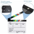 thumbnail image 5 of Claqueta de cine 30X24,5 cm Claqueta de cine profesional para filmación de películas, grabación de videos, estudio en vivo, videos de bricolaje, 5 of 5