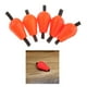 thumbnail image 2 of Juego de 5 indicadores de impacto de flotador de espuma de alta visibilidad con forma de gota de agua. naranja, 2 of 6