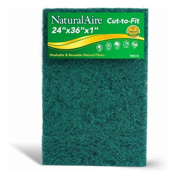 PrecisionAire 40655.012436 24 by 36 by 1 NaturalAire Cut To Fit Natural Fiber Air Filter