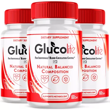 Glucolite Advanced Blood Support Formula, Extra Strength Glycogen Supplement 180 Capsules