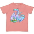 thumbnail image 3 of Inktastic Blue Easter Dragon with Painted Eggs Boys or Girls Toddler T-Shirt, 3 of 5