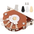 thumbnail image 2 of Interruptor de guitarra eléctrica interruptor de guitarra eléctrica ajuste de tono de 5 vías compatible con accesorios metálicos de instrumentos musicales SQ ANGGREK Otros, 2 of 8