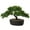 9"Green, variant on MixMart 6 inch Artificial Bonsai Tree Juniper Faux Plants Indoor Small Fake Plants Decor with Ceramic Pots