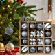 thumbnail image 1 of Bolas de Navidad, 6cm, esferas electropladas de plástico, decoración de árbol de Navidad, luces de Navidad, bolas pintadas, para colgar, decoración de hogar, luces decorativas navideñas, bolas de, 1 of 6