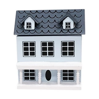 1: 24 DIY Miniature Dollhouse Kit Forest Times Shabby Chic Cottage Cabin  House With Light and Music Box Model Making Craft Supply 