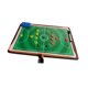 thumbnail image 4 of Pizarra táctica borrable plegable para entrenamiento de fútbol con bolígrafo y borrador verde oscuro, 4 of 9