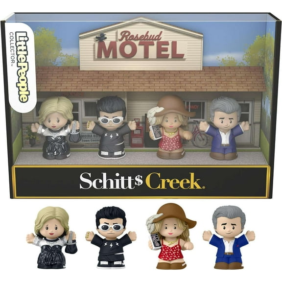 Little People Schitt's Creek Collector Figure 4-Pack (Johnny, Moira, David and Alexis)