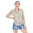 thumbnail image 1 of Blusa transparente con encanje Roman Fashion /Juvenil, 8042 (Beige) beige G, 1 of 5