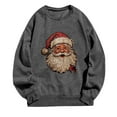 thumbnail image 2 of Chandails de Noël pour Femmes Mode de Noël pour Femmes T-Shirt à Manches Longues et Col Rond avec Coupe Ample et Design de Chandail Sans Capuche pour Femmes, 2 of 3